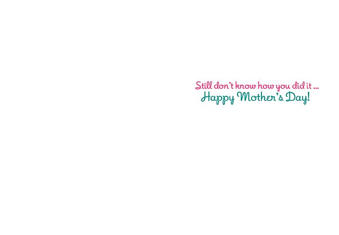 Mother's Day Greeting Card Mom At Door