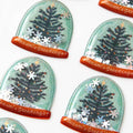 Tree Snowglobe Shaker Stickers