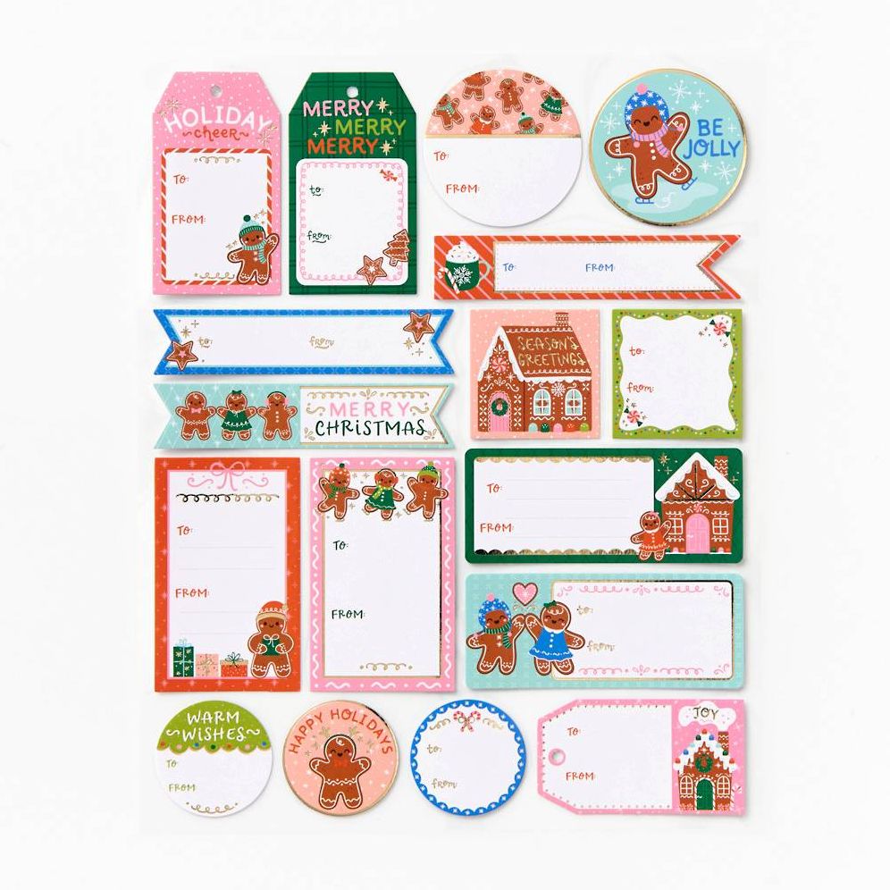Gingerbread Delight Gift Labels