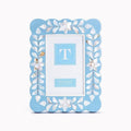 Blue Floral 4x6 Frame