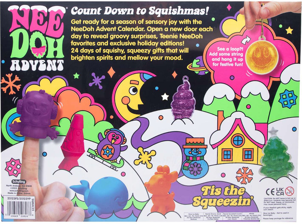 Squishmas 2025 NeeDoh Advent Calendar