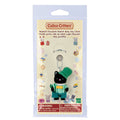 Calico Critters Emerald Green Tuxedo Cat Baby Key Chain