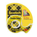Scotch Double Stick Tape Clear .5x250 Permanent 136 Pack Of 12