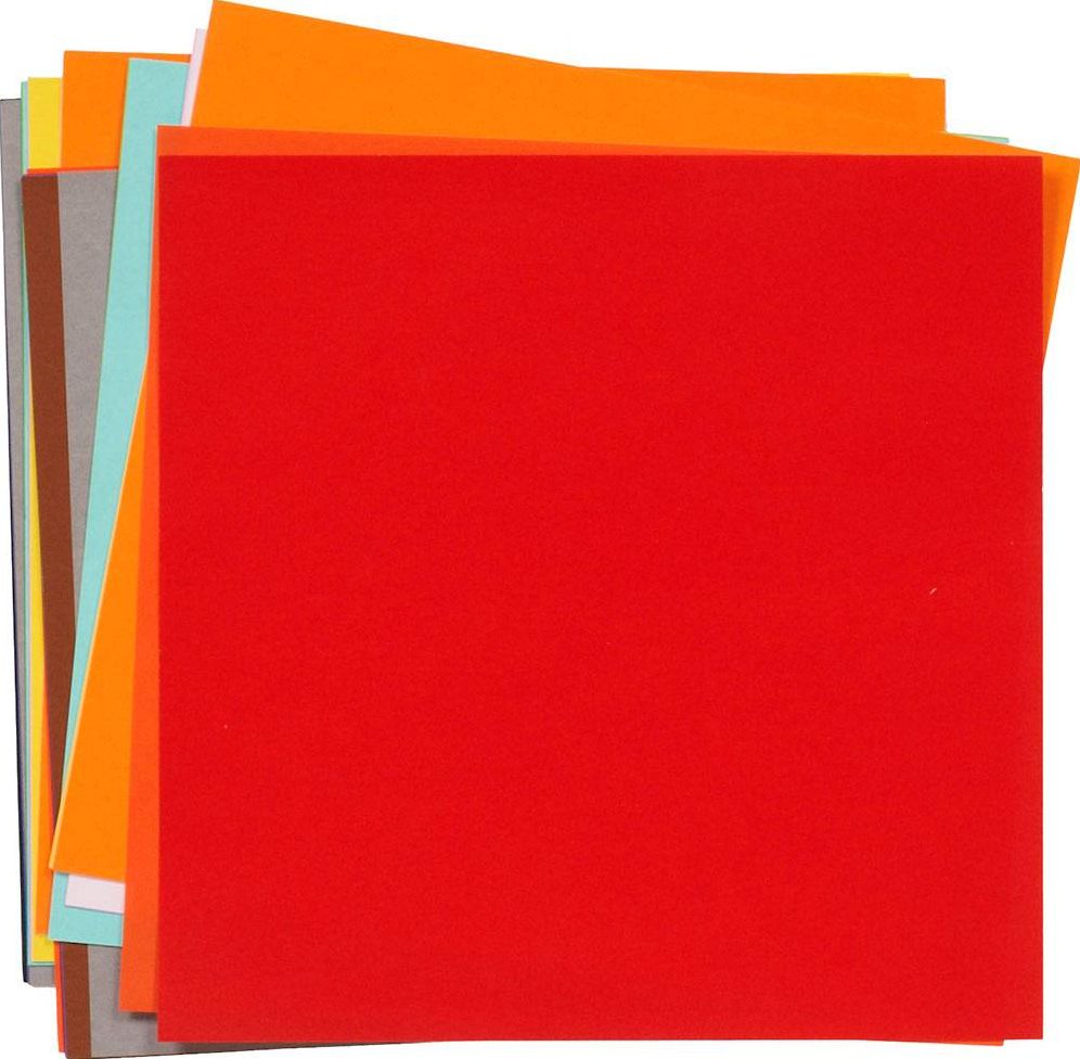 Assorted Solid Origami Papers