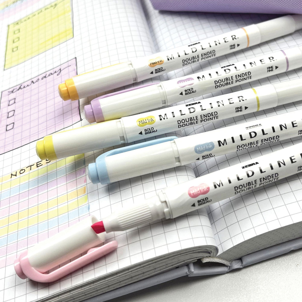 Mildliner Double Ended Highlighter Gentle Pack