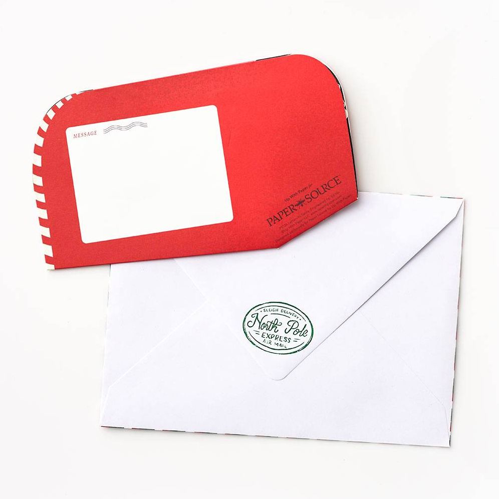 Popup Letters To Santa Christmas Card