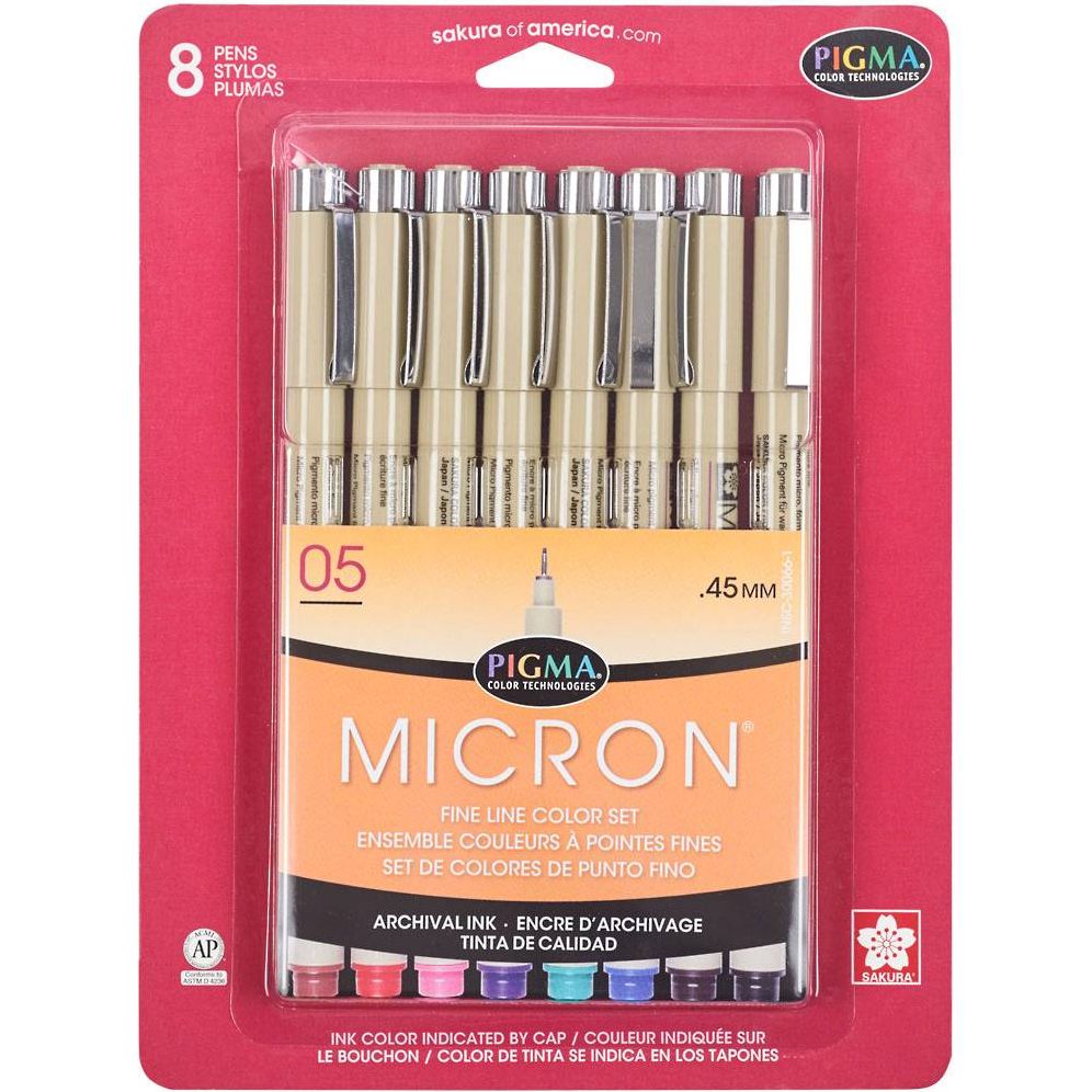 Micron Color Pen Set