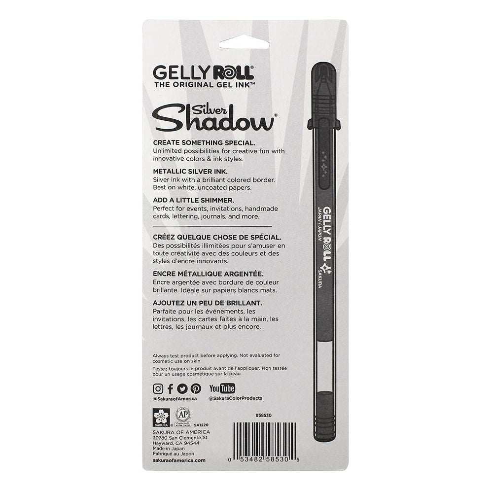 Sakura Gelly Roll Silver Shadow Pack