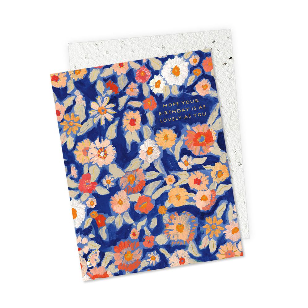 Lovely Birthday Wildflowers Card