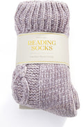 Purple Knit Reading sock