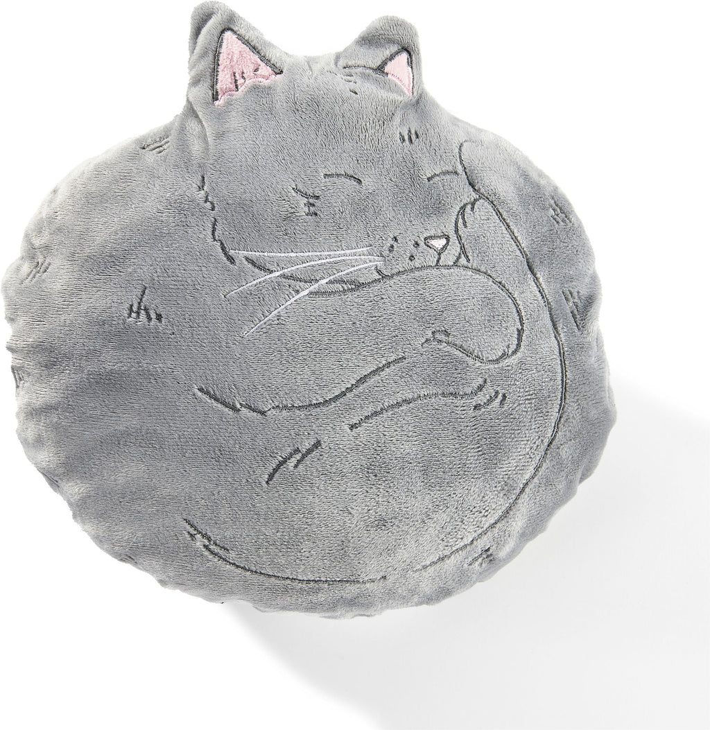 Curled Cat Heatable Pillow