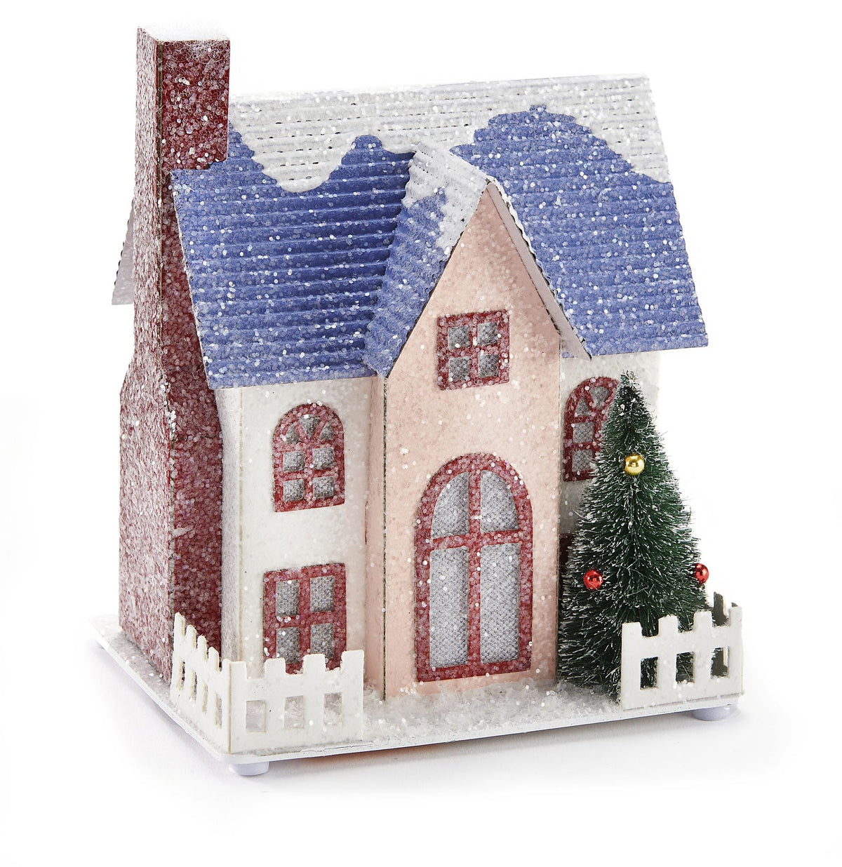 Winter Putz House & Accessory Kit