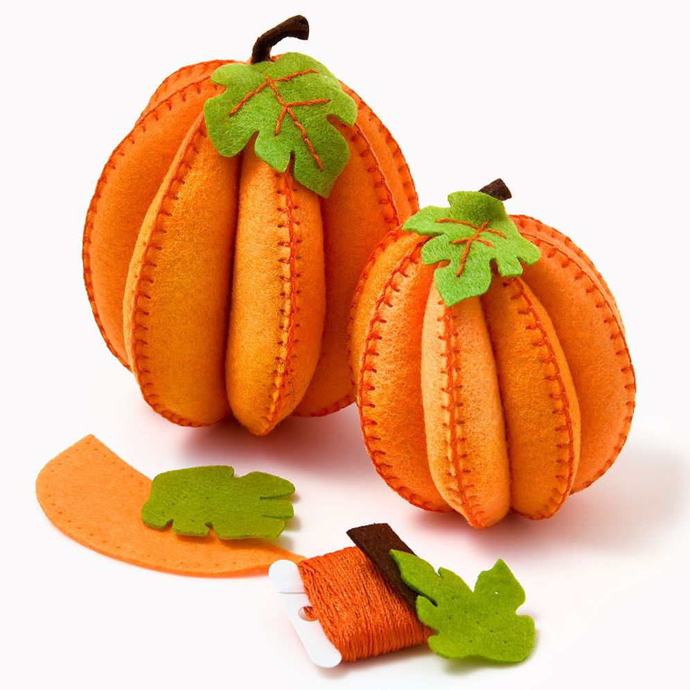Felt DIY Pumpkin Set