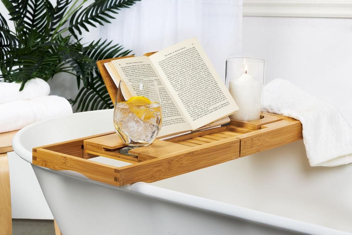 Bamboo Bath Tub Caddy