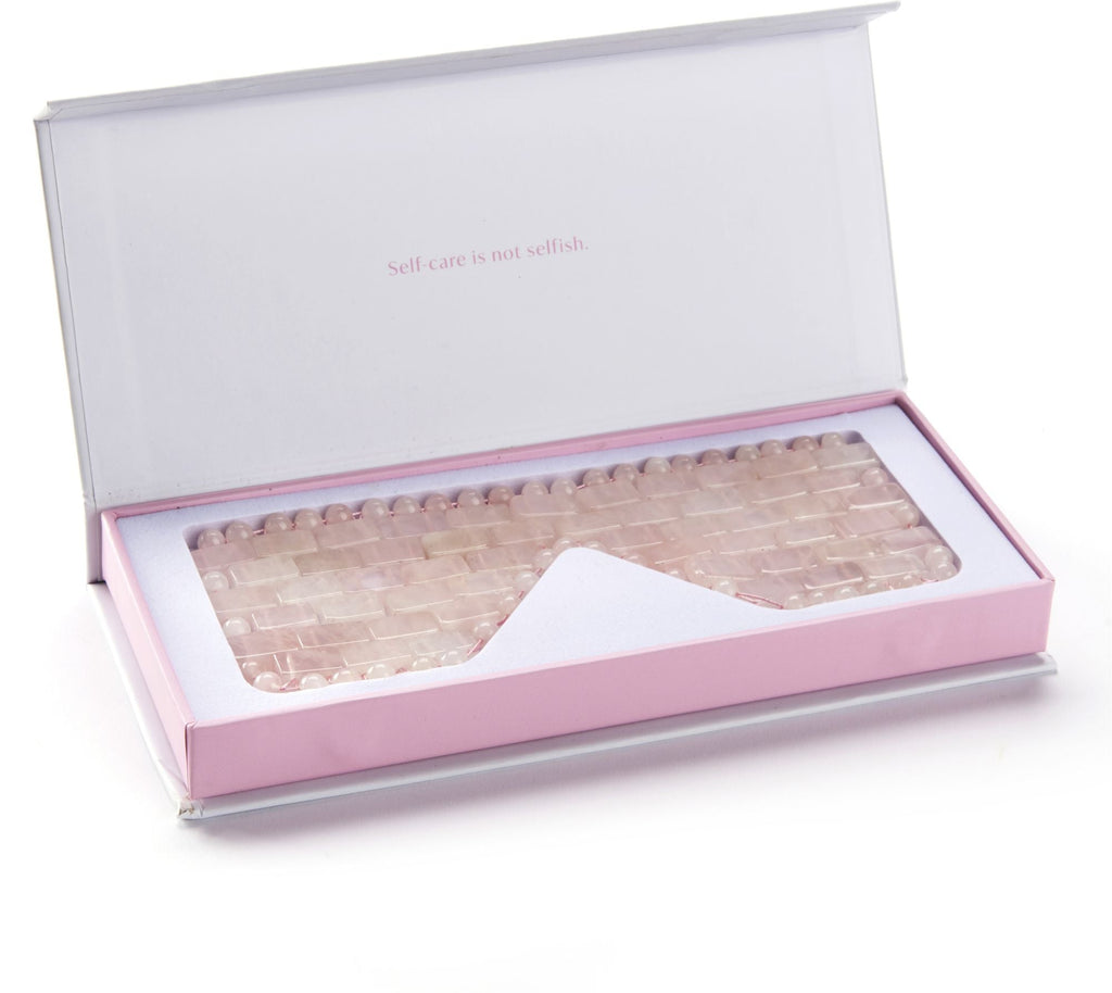 Rose Quartz Stone Eye Mask