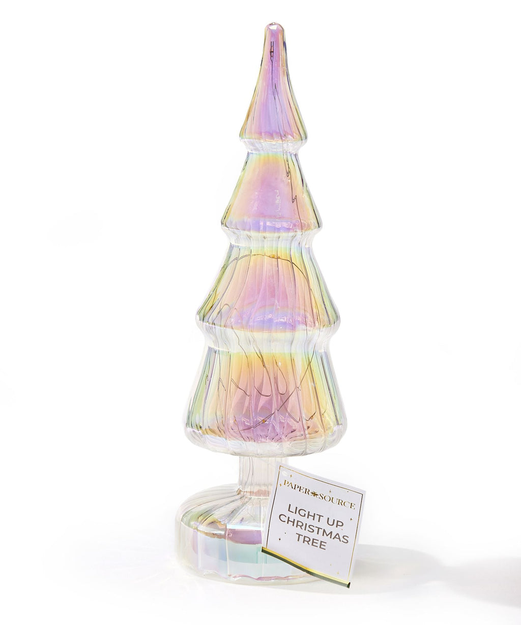 Glass LED Christmas Tree