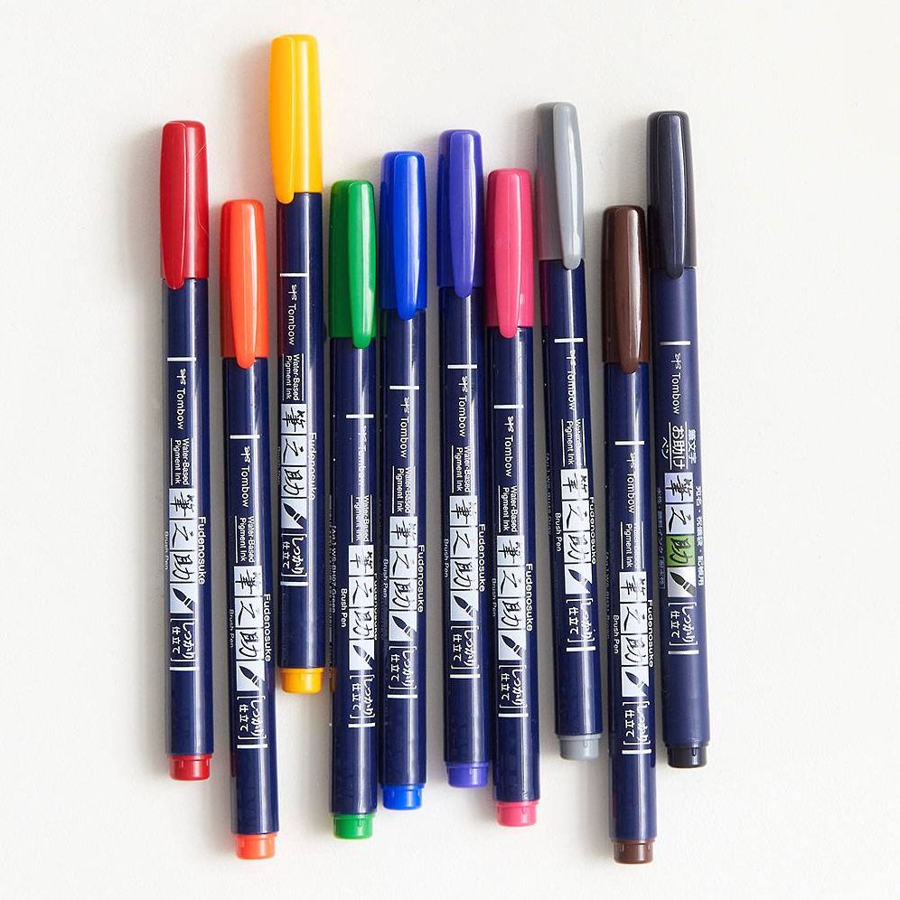 Fudenosuke Colors Brush Pen Set