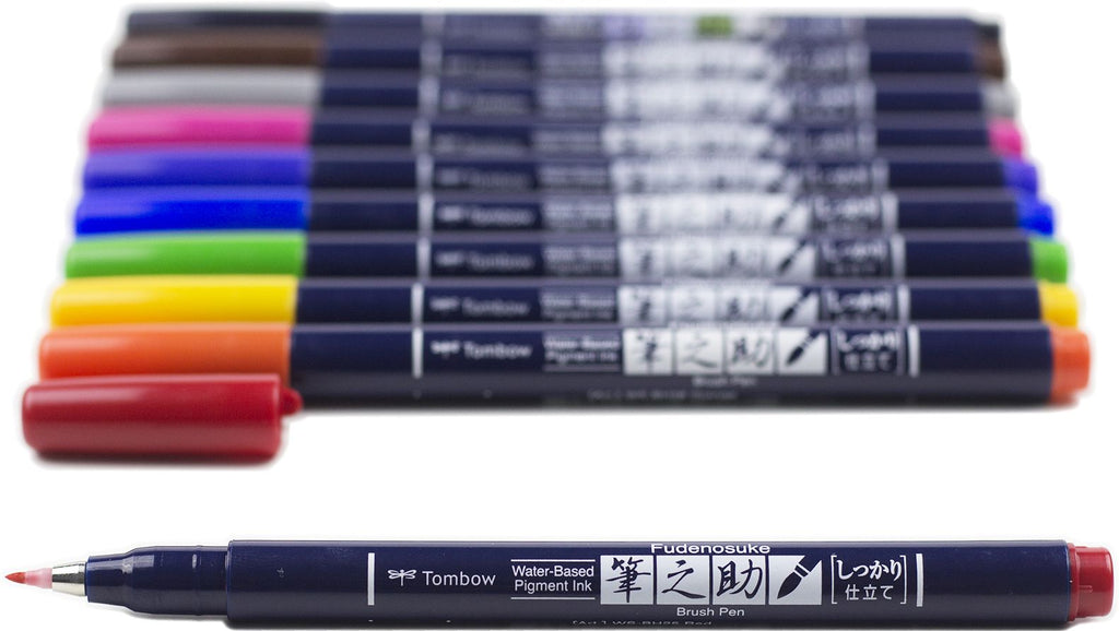 Fudenosuke Colors Brush Pen Set