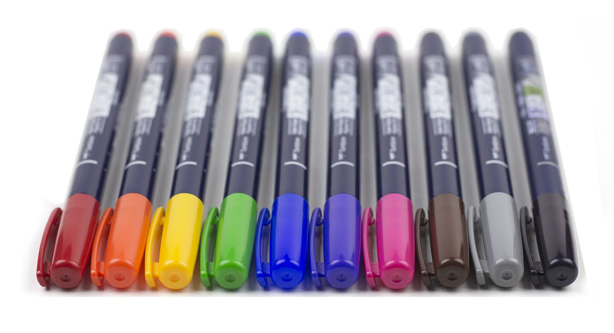 Fudenosuke Colors Brush Pen Set