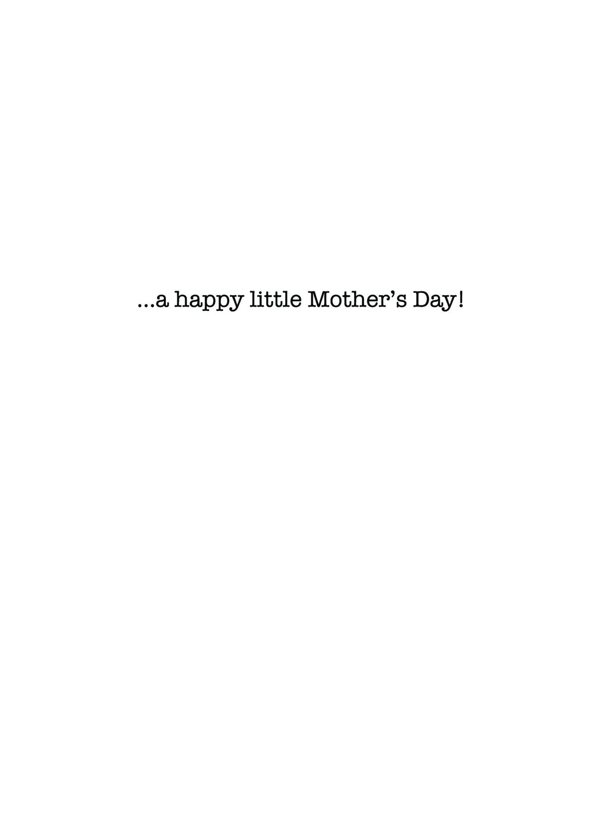 Mother's Day Greeting Card Bob Ross Mountains and Tress
