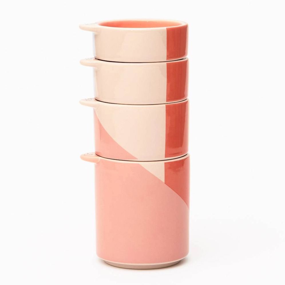 Stacked Colorblock Measuring Cups