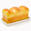 Bread Loaf Shaped Ceramic Butter Dish