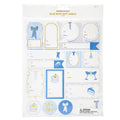 Blue Bow Gift Labels