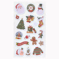 Traditional Christmas Puffy Stickers