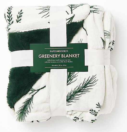 Greenery Throw Blanket