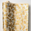 Gold & Silver Ginkgo on Cream Handmade Paper