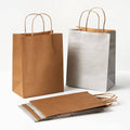 Metallic Silver & Gold Gift Bags