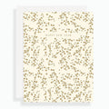 Gold Foil Stars New Year's Card