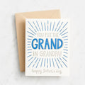 Grand in Grandpa Father's Day Letterpress Card