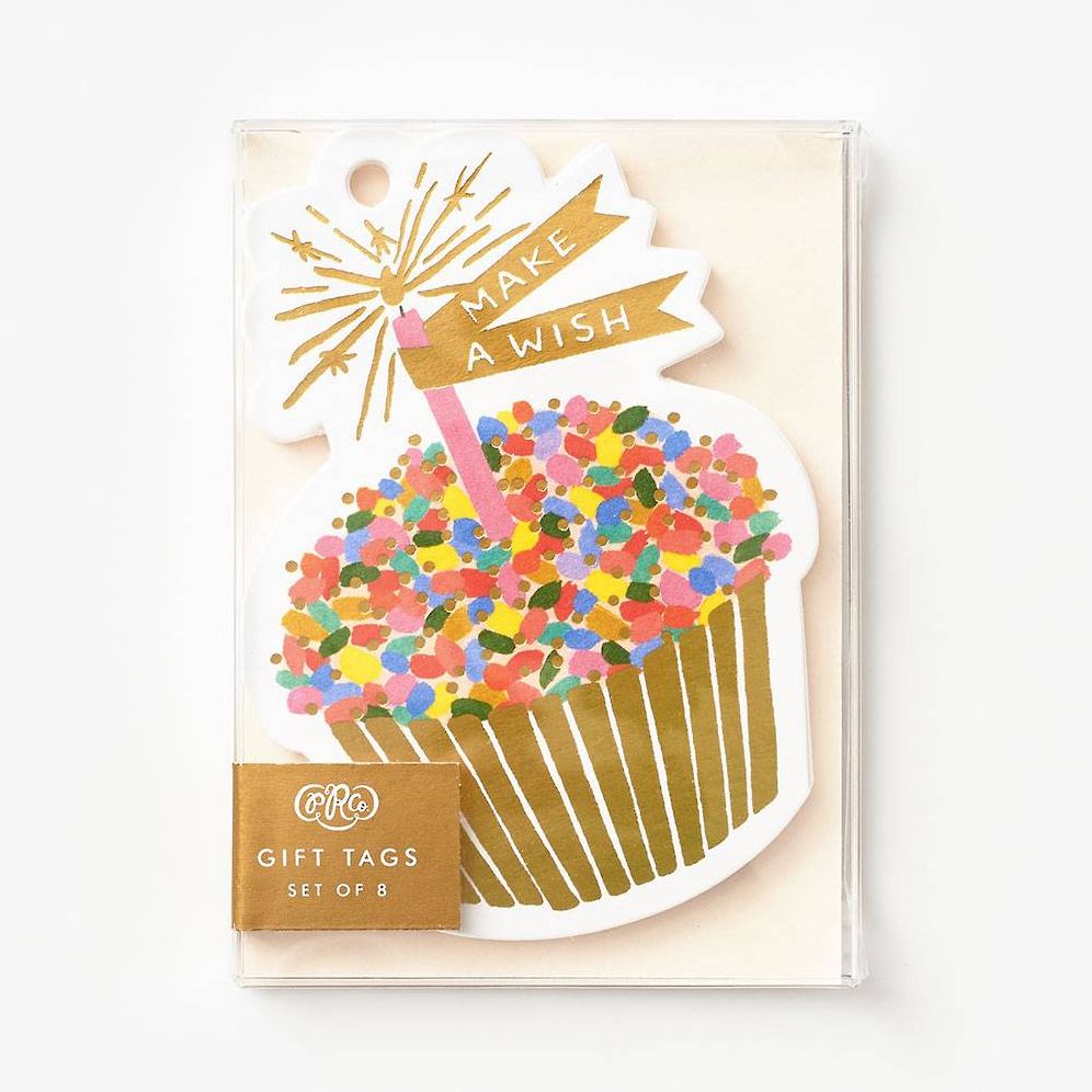 Make A Wish Cupcake Gift Tags