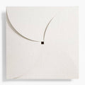 5.25" Square Shimmer Silver Petal Envelopes