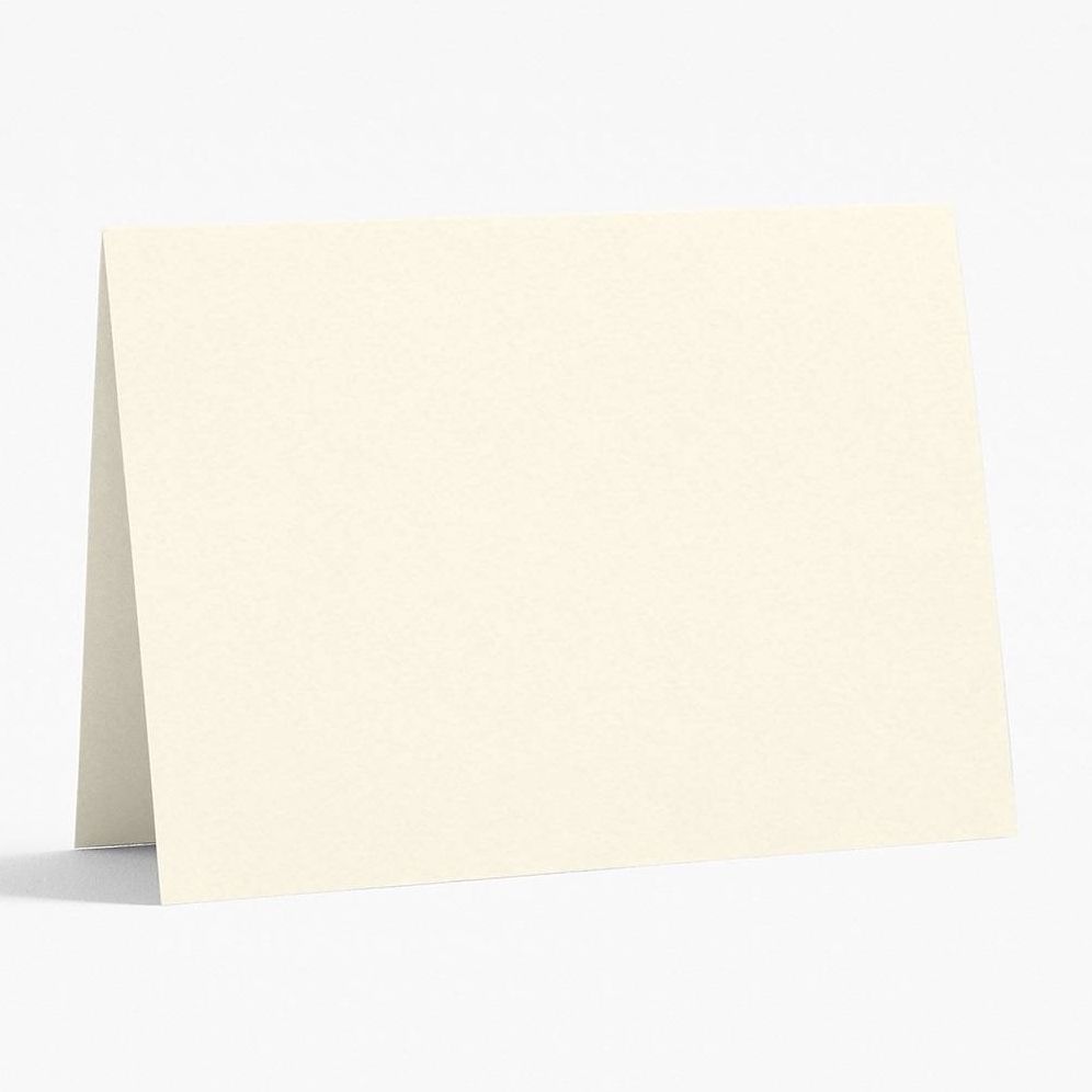 Luxe White A6 Folded Cards