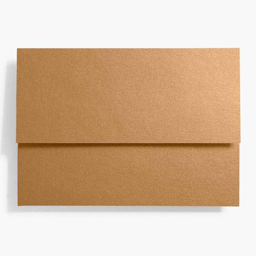 A7 Antique Gold Folder Enclosures