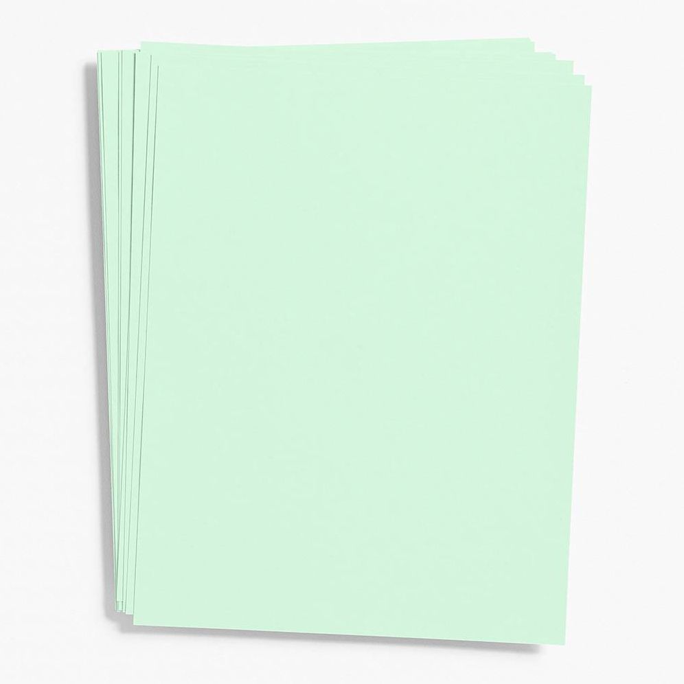 Mint Paper 8.5" x 11"