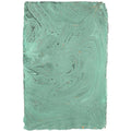 Teal Marble Handmade Paper