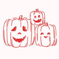 Jack-O-Lantern Trio Stamp