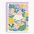 Noveau Floral Mother's Day Card