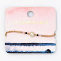 Pearlescent Beaded Bracelet