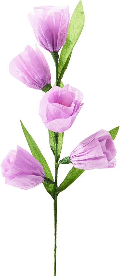 Purple Multi Bloom Paper Flower
