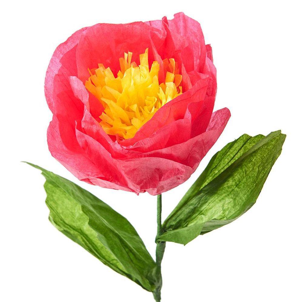 Fuchsia Peony Paper Flower