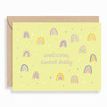 Hello Sunshine Rainbows Baby Card