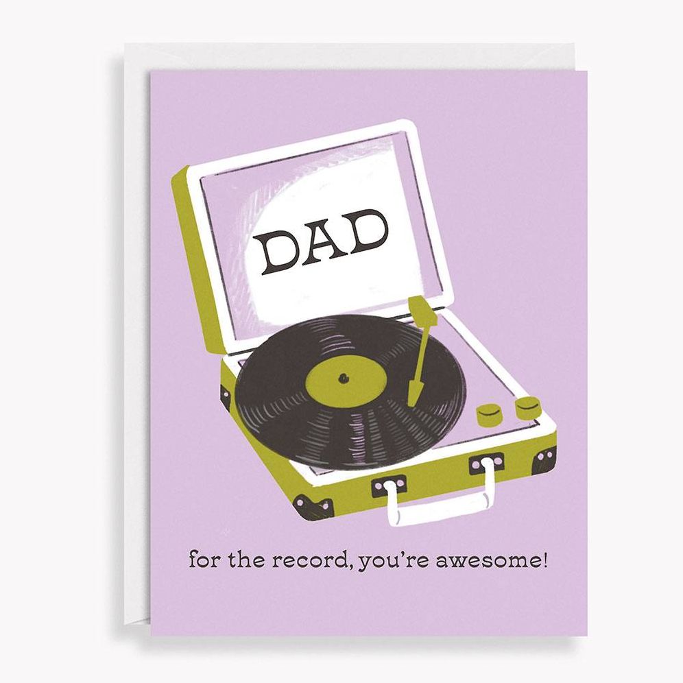 For The Record Father's Day Card