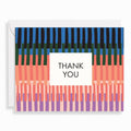 Muted Stripe Thank You Stationery Set