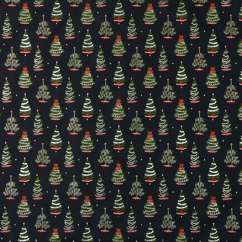 Tinsel Tree Stone Wrapping Paper