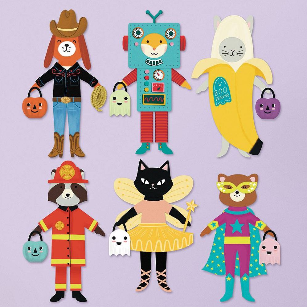 Critter Costume Paper Dolls Craft Kit