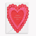 Doily Heart Valentine's Day Card